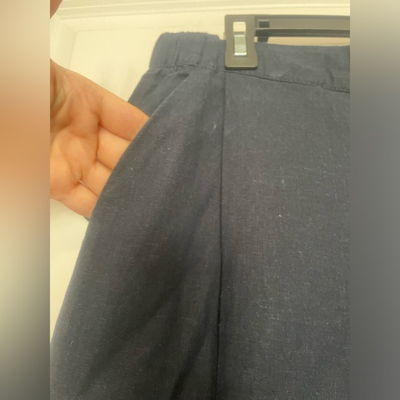 2/$15 ❗️JOE FRESH blue linen-blend pants - Picture 3 of 6